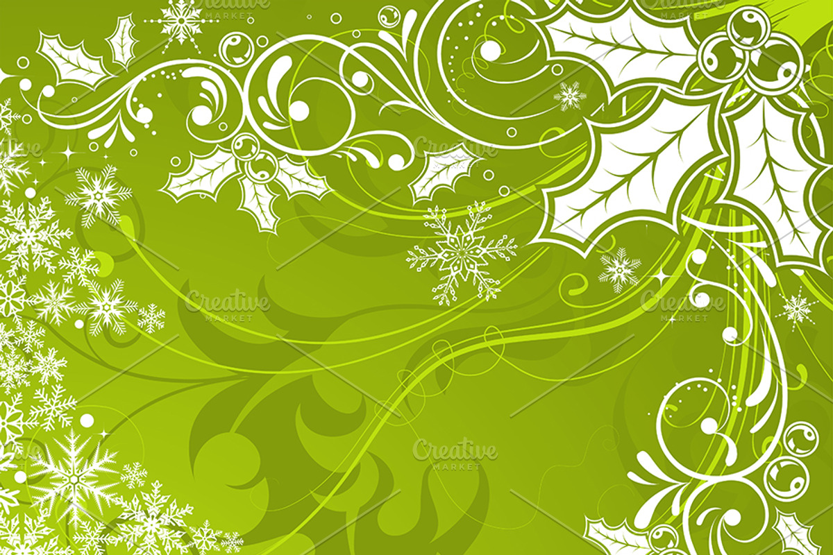 Christmas and New Year Backgrounds, a Decorative Illustration by TAlex (Photo 6 of 6)
