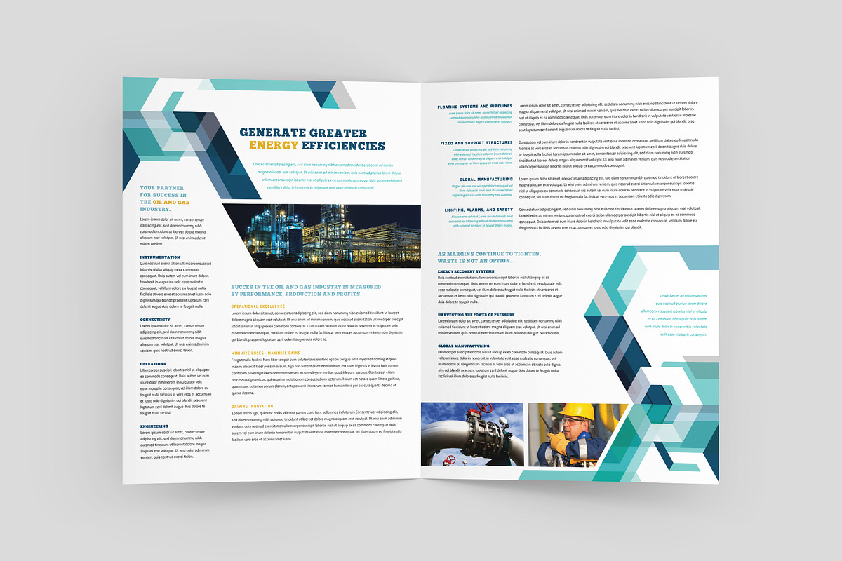 Oil & Gas Company Brochure, a Brochure Template by StockLayouts (Photo 2 of 4)