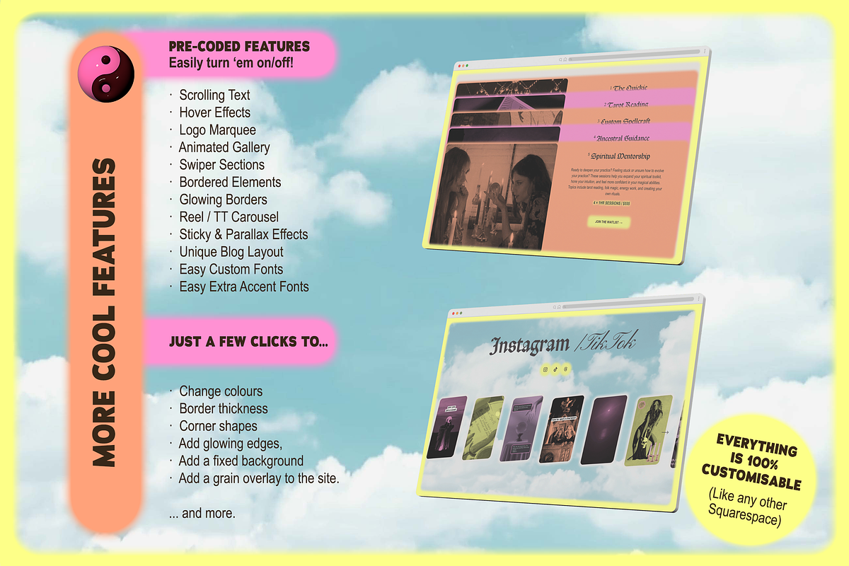 CHAMELEON Squarespace Template, a Squarespace Template by PEARLER (Photo 5 of 11)
