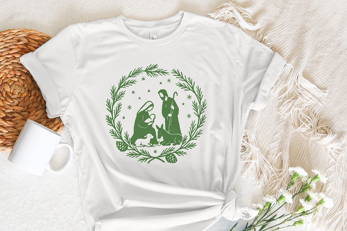Christian Christmas Nativity Scene, an Illustration by SharpMarketplace (Photo 7 of 9)