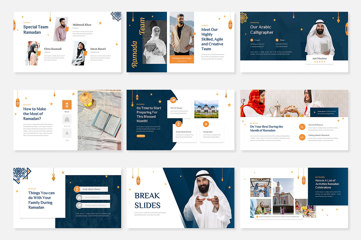 Ramadan Kareem PowerPoint Template, a Presentation Template by Premast (Photo 3 of 5)