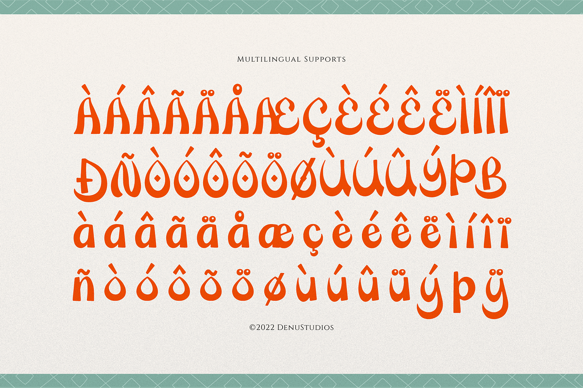 Tazmeera | Playful Arabic Typeface, a Handwritten Font by Denustudios (Photo 11 of 12)