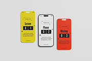 Phone Screen Mockup, an iPhone Mockup by Difa Design (Thumbnail 4 of 5)