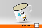 Halloween Boo Bees Bundle 10 Designs, an Illustration by LaserCutano (Thumbnail 2 of 8)