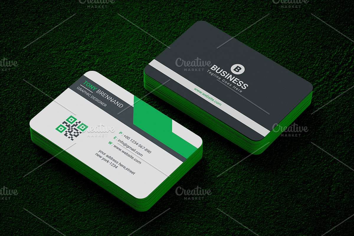 Business Card 2 Colour Variation, a Business Card Template by creative-som (Photo 2 of 3)