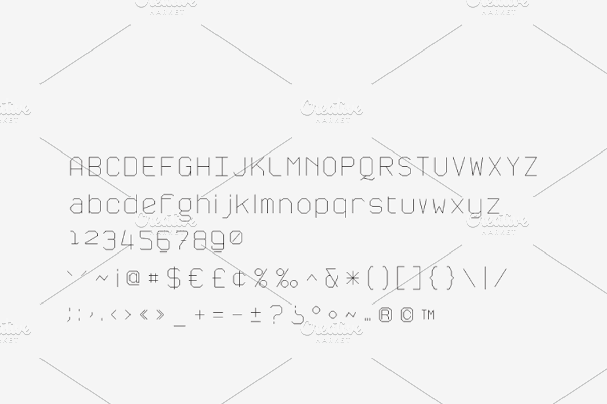 Gadget - Laser, Craft Cutter Font preview 2