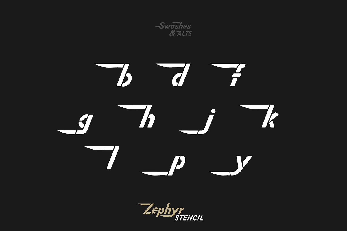 Zephyr Stencil preview 5