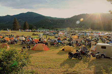 Dualsport Motorcycle Rally Sunrise