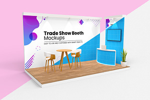 Trade Show Booth Displays Mockup