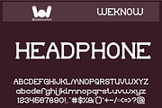 Lofi Music font, a Serif Font by weknow (Thumbnail 2 of 5)
