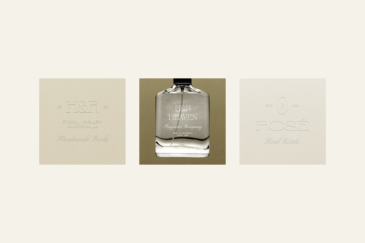Heaven Minimal Logo Kit Ai Eps Psd, a Branding & Logo Template by Feel This (Photo 12 of 15)