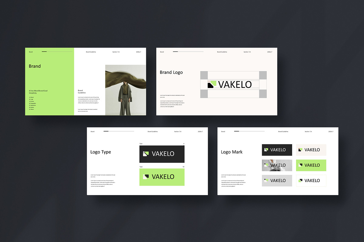 Brand Guidelines Template, a Presentation Template by UpSolution (Photo 5 of 6)