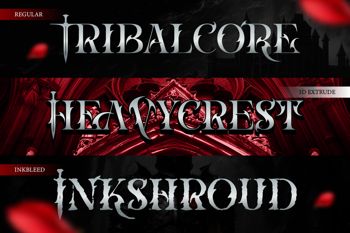 Wildtras, a Blackletter Font by Burntilldead (Photo 4 of 12)