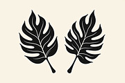 Leaf Earring Silhouette Bundle, an Object Graphic by Creativeshirt (Thumbnail 7 of 16)