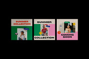 Pop90s Social Media Templates, a Social Media Template by Creavora (Thumbnail 2 of 11)