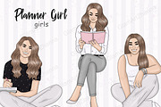Planner Girl Graphics, a Person Illustration by GlamArtZhanna (Thumbnail 1 of 4)
