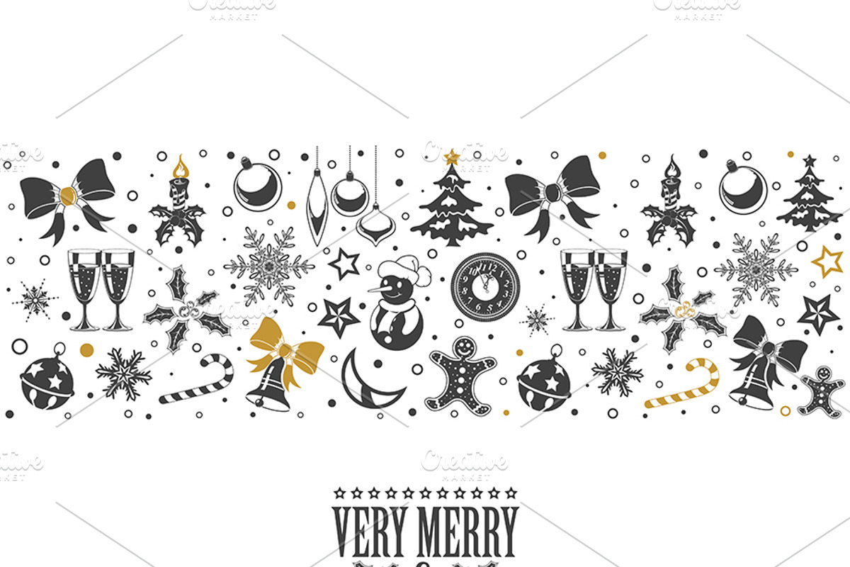 Christmas and New Year Themes, a Decorative Illustration by TAlex (Photo 6 of 6)
