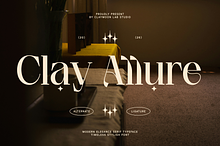 Clay Allure Modern Elegance Font