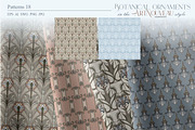 Botanical ornaments in the Art Nouve, a Pattern Graphic by Collection by VY (Thumbnail 9 of 9)