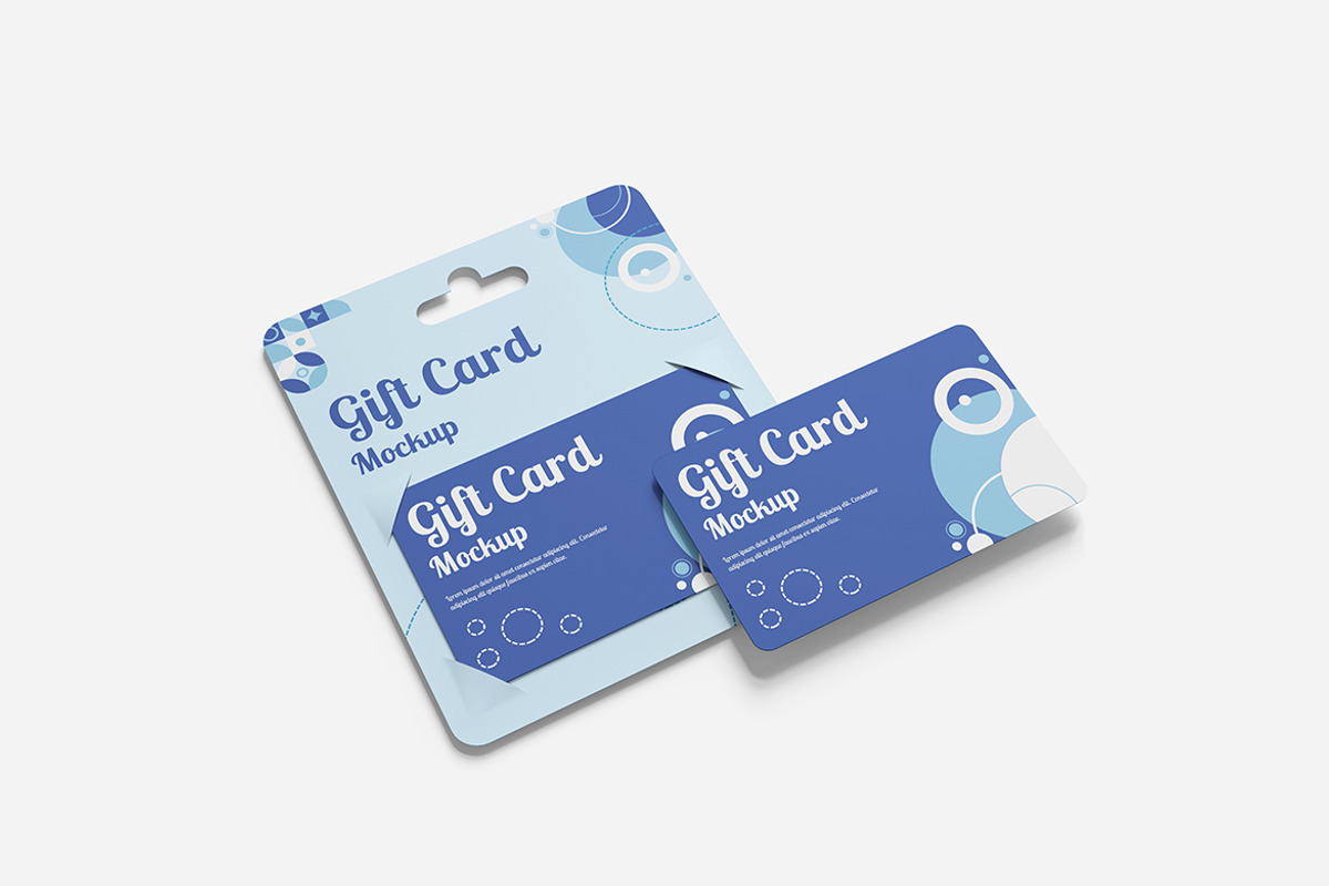 Gift Card Mockup For Branding, an Advertising Mockup by bimockup (Photo 6 of 6)