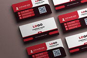 Corporate Red Black & White, a Business Card Template by Vitoria's Collection (Thumbnail 2 of 3)