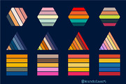 Retro sunset. SVG, PNG, a Shape Add-On by KundolaArt (Thumbnail 9 of 9)