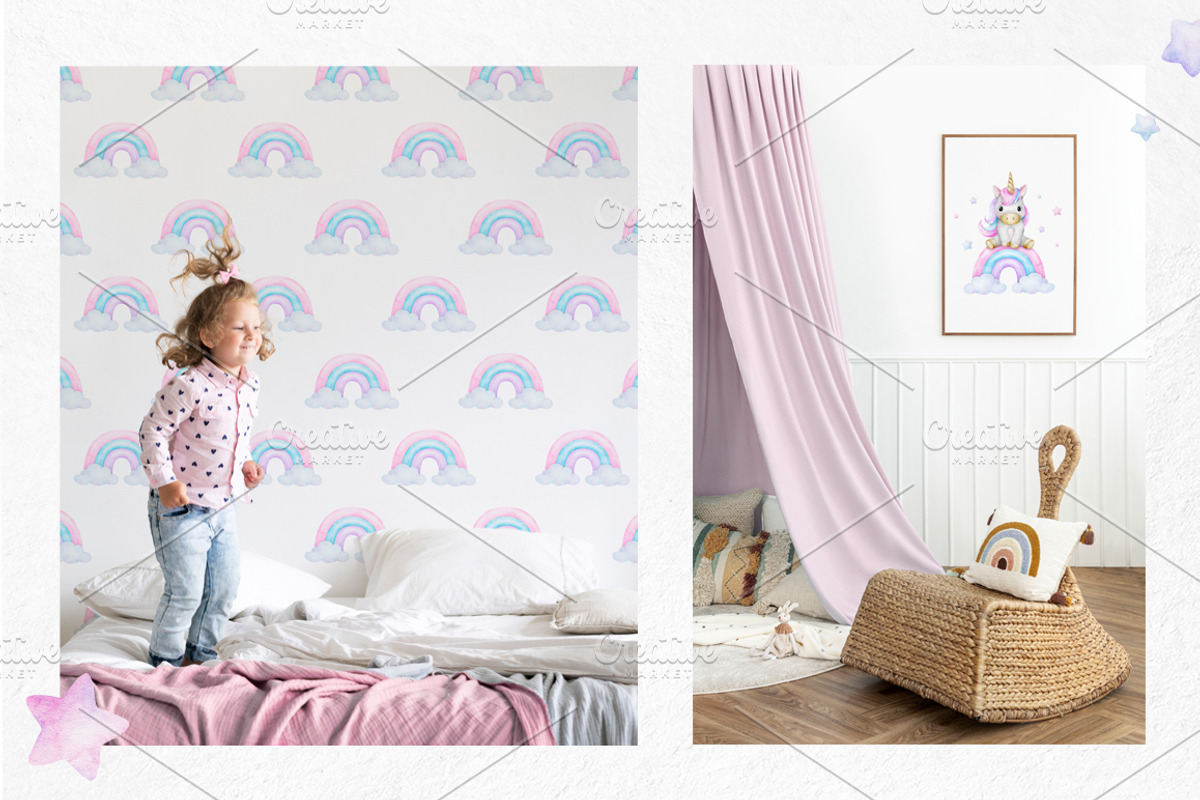 Unicorn Watercolor illustrations, an Illustration by Fedulova Art (Photo 10 of 12)