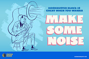 Doorbuster Block Sign Painter Font, a Font by Paper Moon Graphic Supply (Thumbnail 11 of 12)