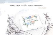 Wedding Watercolor Flowers Graphics, an Illustration by Essem Creatives (Thumbnail 5 of 8)