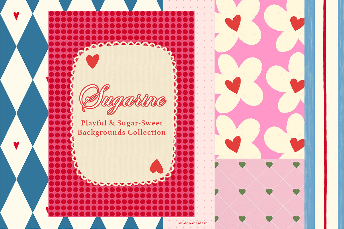 Sugarine Sweet Backgrounds, a Background Graphic by alonahaidash (Photo 1 of 15)