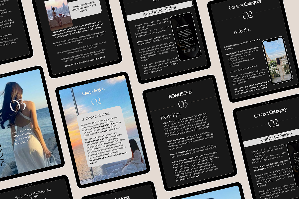 MRR Sell On Stories Guide PLR, a Marketing Template by Design By Hira (Photo 3 of 9)