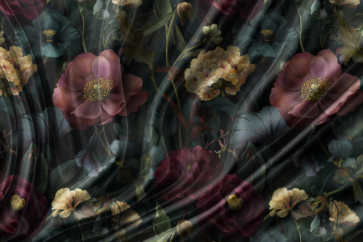 MOODY FLORAL Seamless Pattern, a Pattern Graphic by AYAKA Studio Co. (Photo 6 of 9)