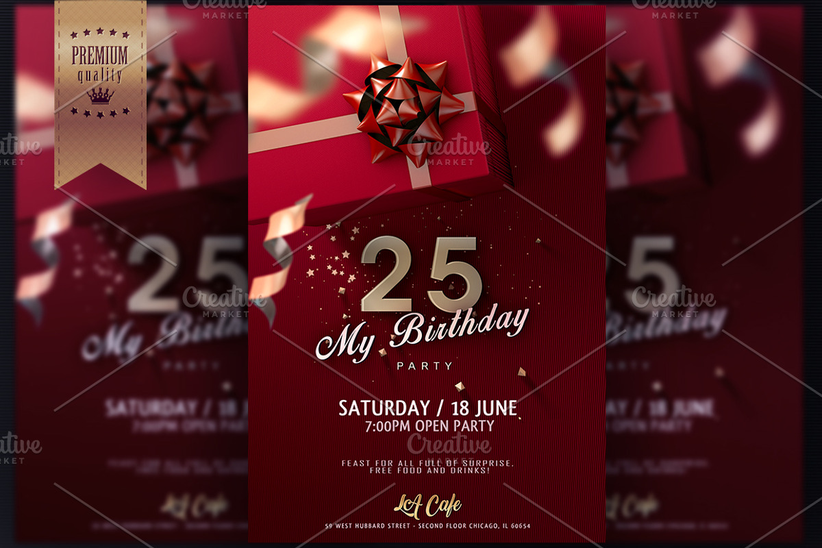 Birthday Invitation / Flyer, an Invitation Template by graystudio (Photo 1 of 4)