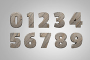 Carved Stone 3D Letters Set, an Object Graphic by Kotulsky Mockups (Thumbnail 4 of 6)
