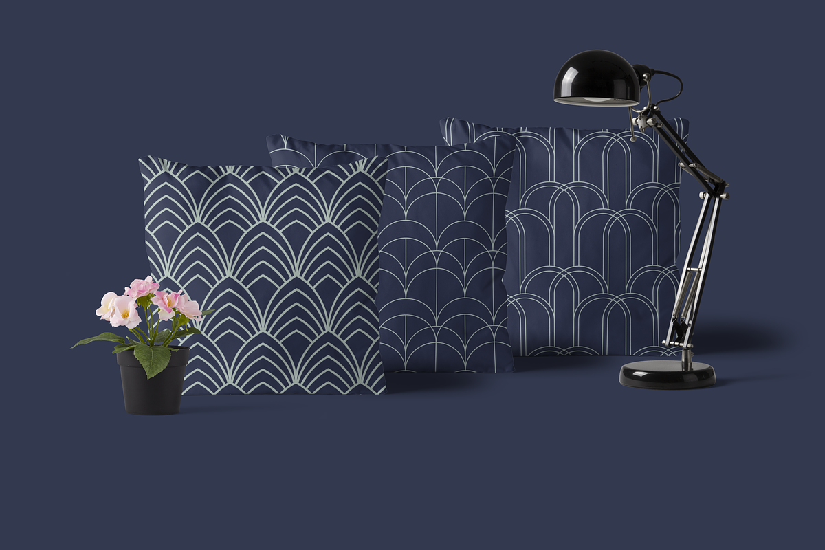 Geometric Art Deco Patterns V2, a Pattern Graphic by Firowerk (Photo 6 of 8)