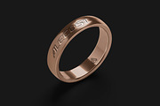 Engraved Ring Logo Mockup, a Product Mockup by DesignNeutrons (Thumbnail 3 of 4)