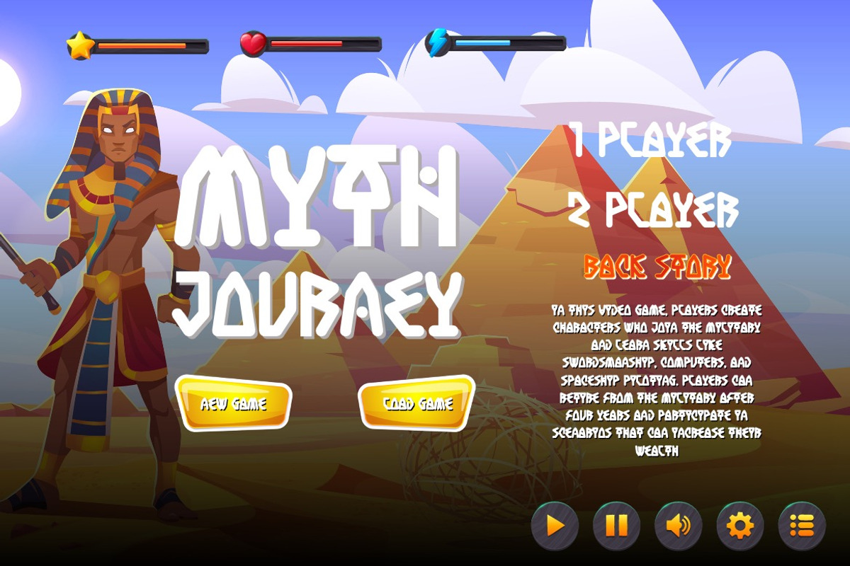 Tukamenh - Egypt Gaming Font, a Sans Serif Font by Dhabee (Photo 5 of 14)