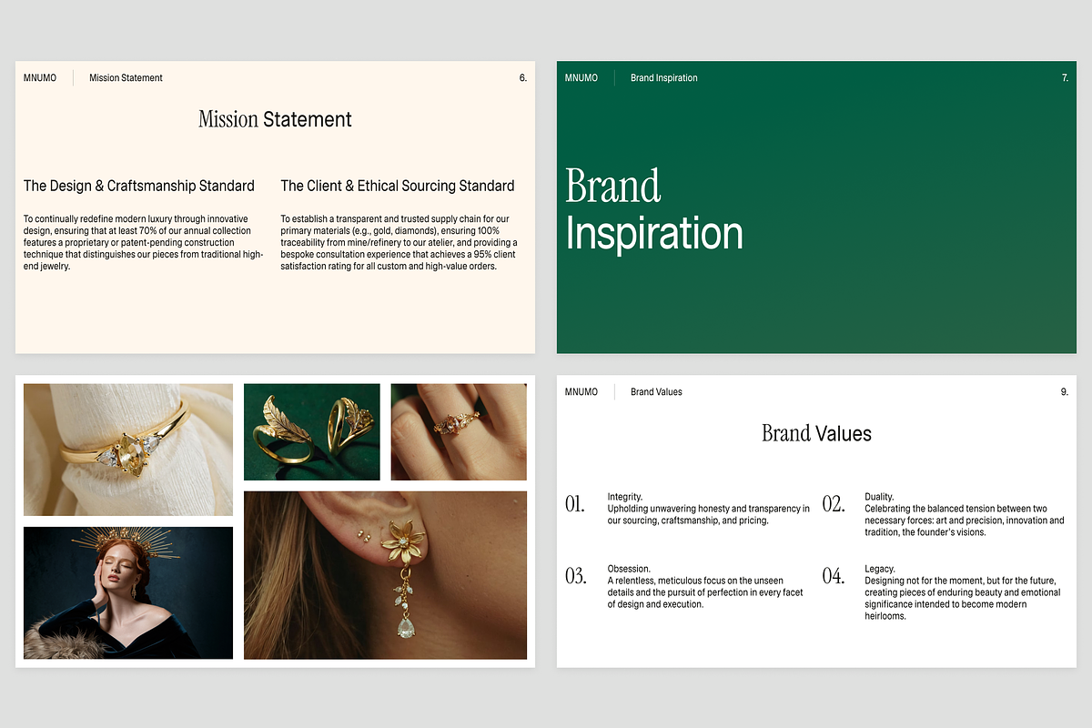 MNUMO — Brand Identity Guidelines, a Brochure Template by Middltone (Photo 3 of 8)