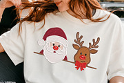 Santa Reindeer Christmas PNG, an Object Illustration by DreamCafeArt (Thumbnail 3 of 6)