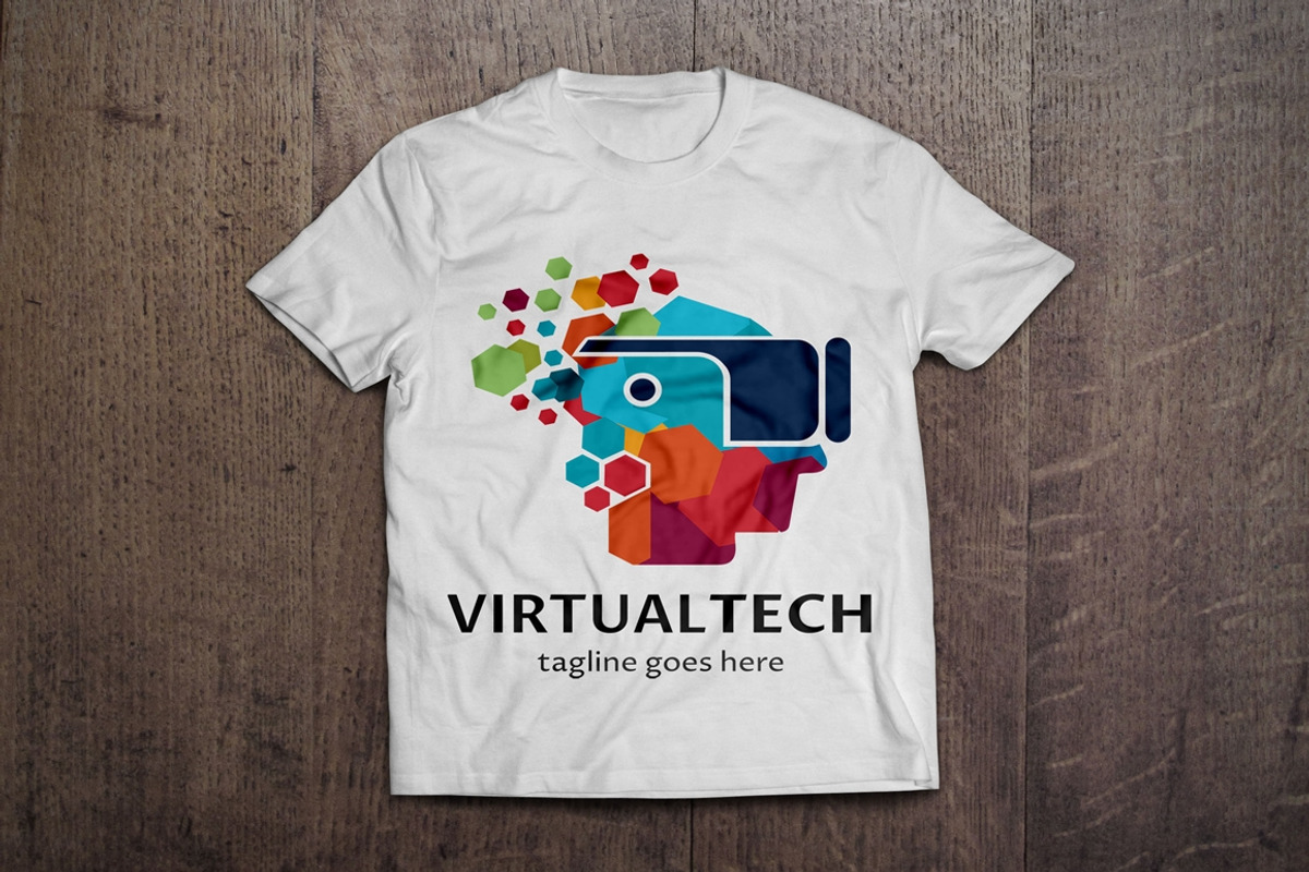 Virtual Tech Logo, a Branding & Logo Template by Design_Planet ...