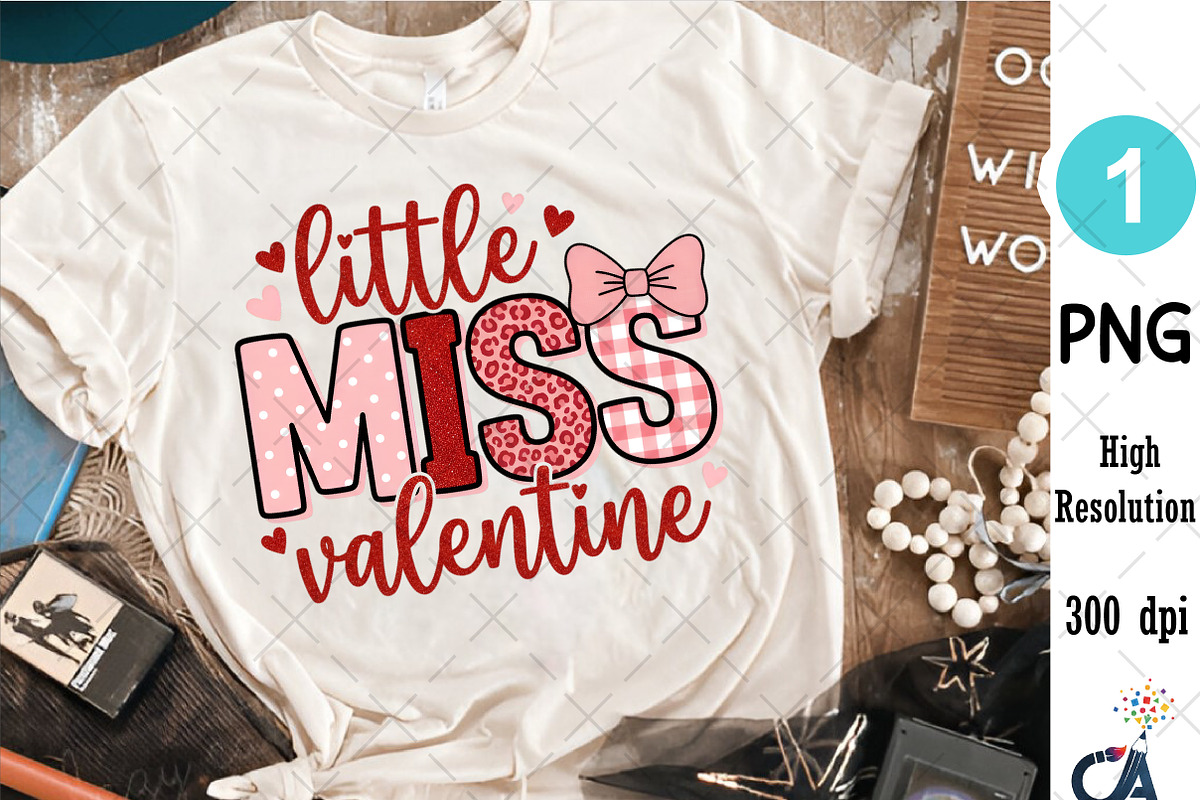 Little Miss Valentine PNG, an Illustration by Creative Art (Photo 4 of 6)