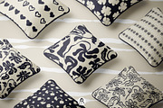 Abstract Ink Wash Floral Patterns, a Pattern Graphic by Rose Design (Thumbnail 6 of 11)