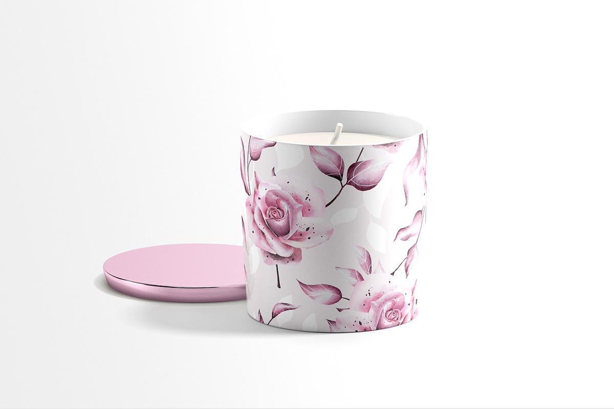 Pink Roses - Seamless Patterns, a Pattern Graphic by Pretty Meerkat (Photo 3 of 6)