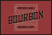 Bourbon Label typeface, a Script Font by VozzyStock (Thumbnail 3 of 6)