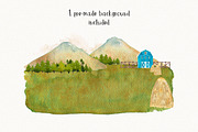 FARM ANIMALS watercolor set PART 2, an Animal Illustration by Natali Smolova (Thumbnail 4 of 7)