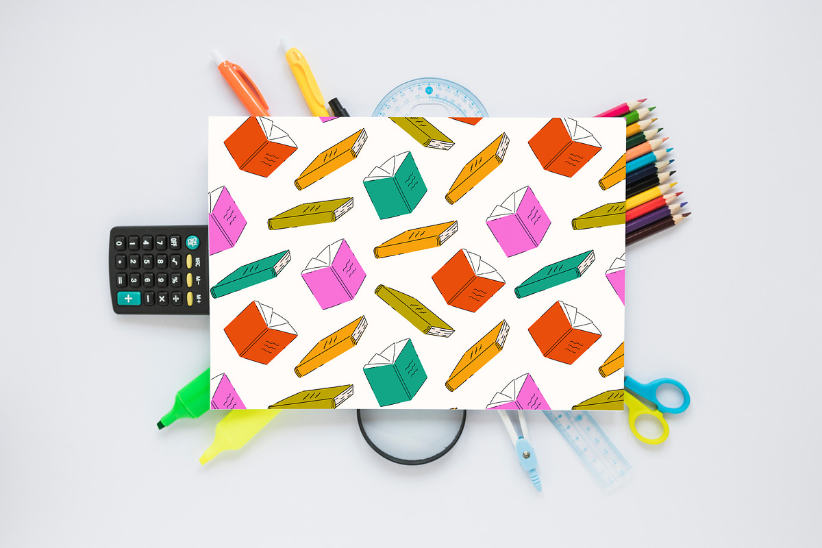 Back to School Pattern, a Pattern Graphic by Groovy Arts (Photo 4 of 5)