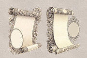 Vintage Decorative Borders & Frames, a Decorative Illustration by MRI STUDIO (Thumbnail 21 of 34)