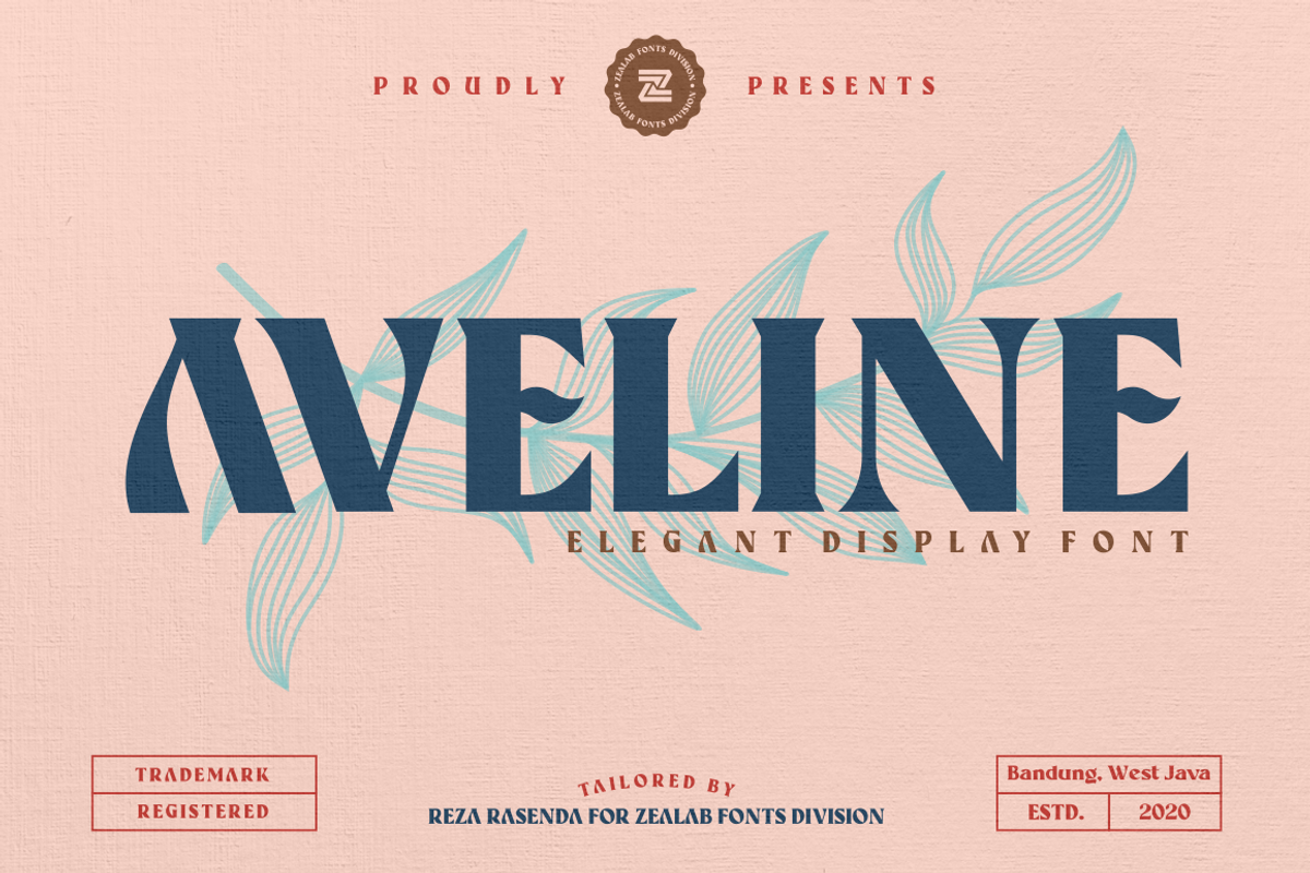 AVELINE, a Sans Serif Font by Bagerich Type Foundry (Photo 1 of 7)