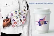 Girl power pattern set, a Pattern Graphic by ninakosh (Thumbnail 7 of 8)