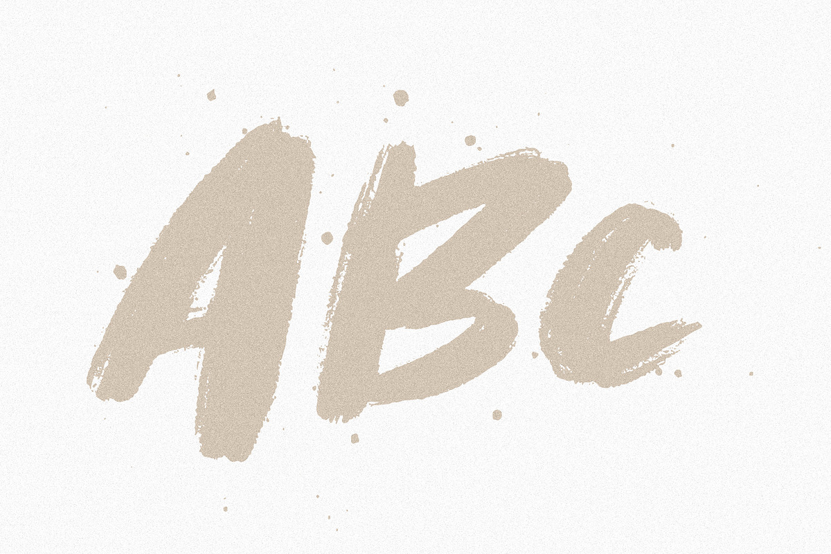 Voila | A Super Textured Brush Sans preview 4